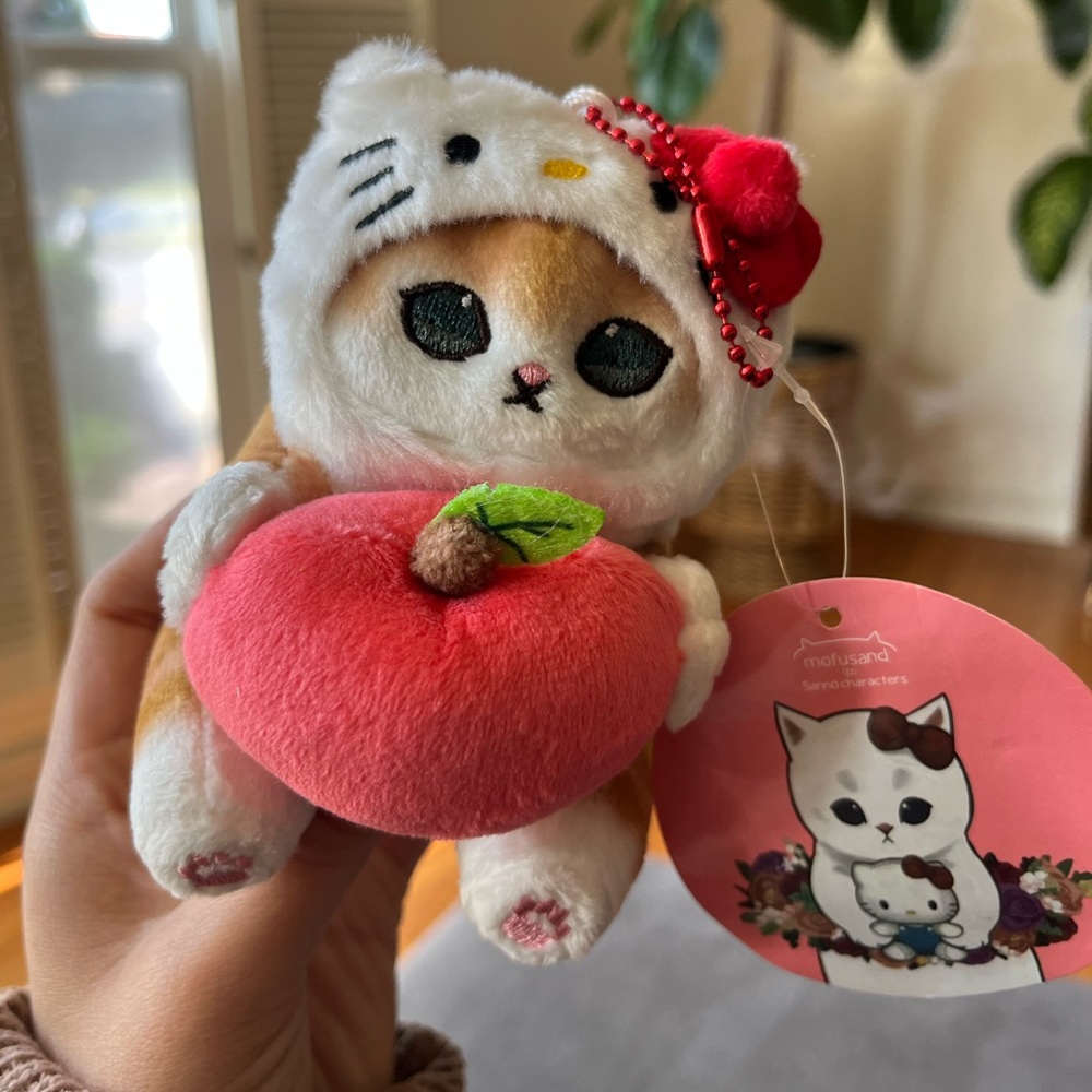 Mofusand x Hello Kitty Bag Charm key chain
